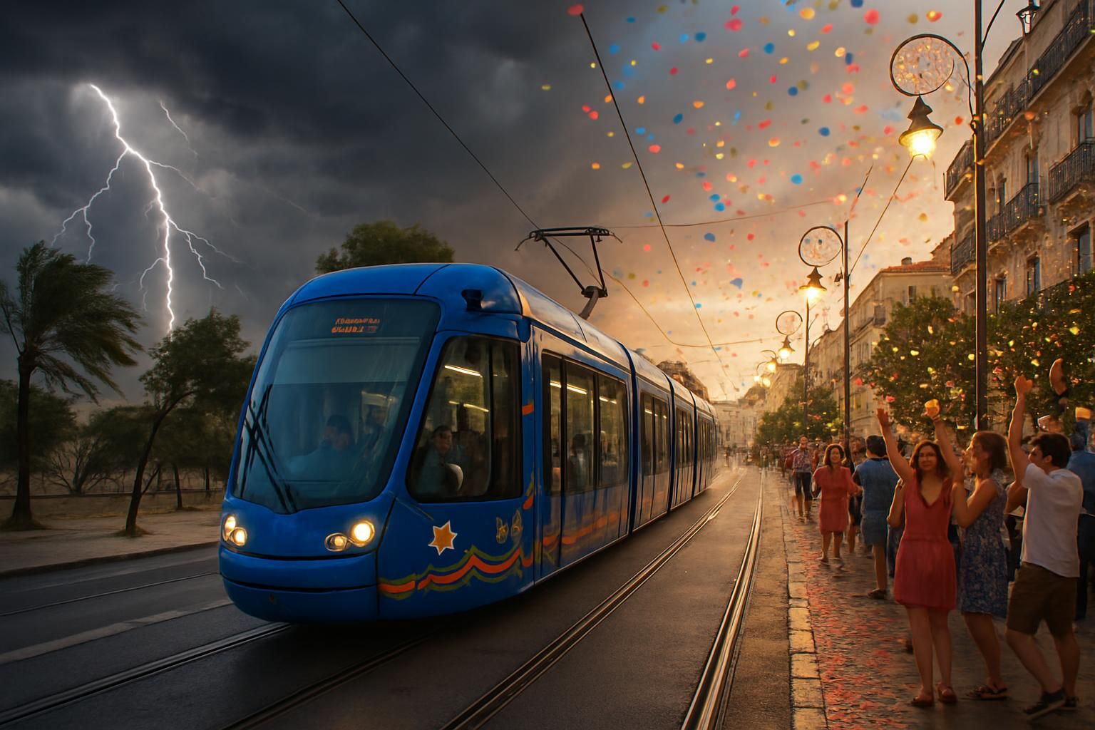 ans de lignes de tram à Montpellier : entre imprévus, tempêtes et célébrations