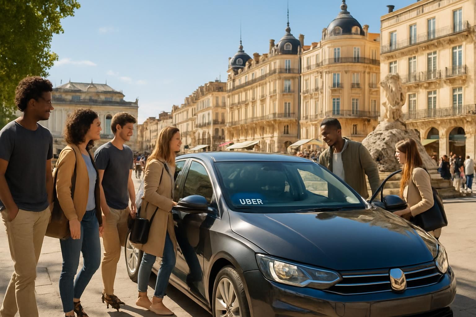 Uber à Montpellier : ce qui place la ville en tête face à presque toutes les autres en France
