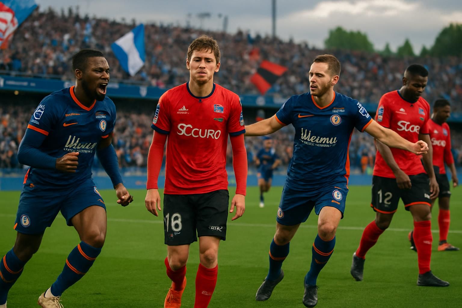 À Montpellier, En Avant Guingamp subit sa première défaite de l’année dans un match électrique